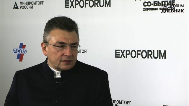 Интервью с Сергеем Воронковым, генеральным директором "Экспофорум-Интернэшнл"