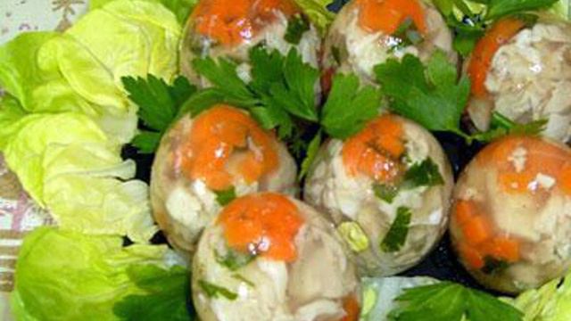 Заливное Яйца Фаберже