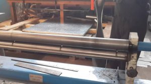 Вальцы и зиговочная машина Metal Master в работе.