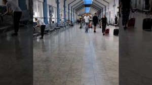 Colombo Airport arrival hall in Sri Lanka.