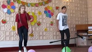 Танец 9 А  ко Дню учителя, 05 10 2018