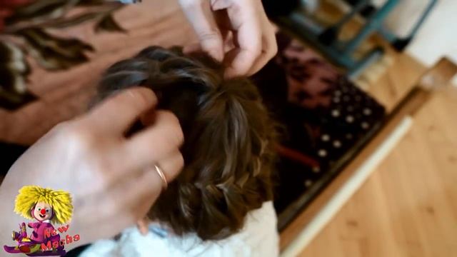 прически на последний звонок, прически для кудрявых волос, прическа колосок, собранные при смотреть онлайн