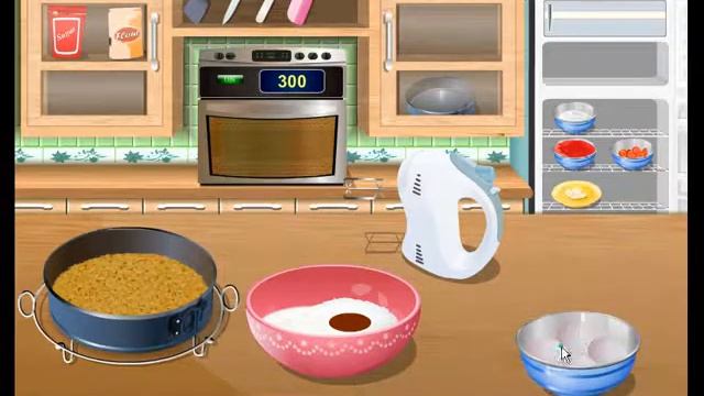 Мультик. Прохождение игры. Кухня Сары. Клубничный Чизкейк. Подборка. Готовка. Игры мультики. смотреть онлайн