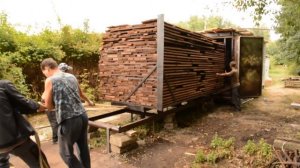 Термомодификация древесины (ТМД) в камере "ЭНЕРГИЯ ТМ"