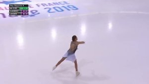 Алёна Косторная. Короткая Программа. Internationaux de Frence. Гран-при по фигурному катанию