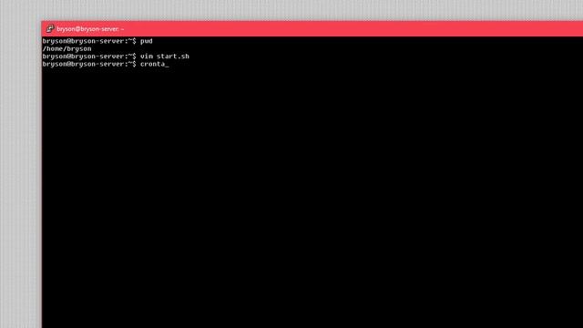 Linux Minecraft Server - Restart script for server reboot