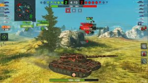 Wot Blitz Super Conqueror , Супер конь взят мастер