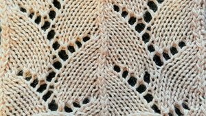 Ажурный узор 25/ Вязание на машине/ Пошаговый мастер класс