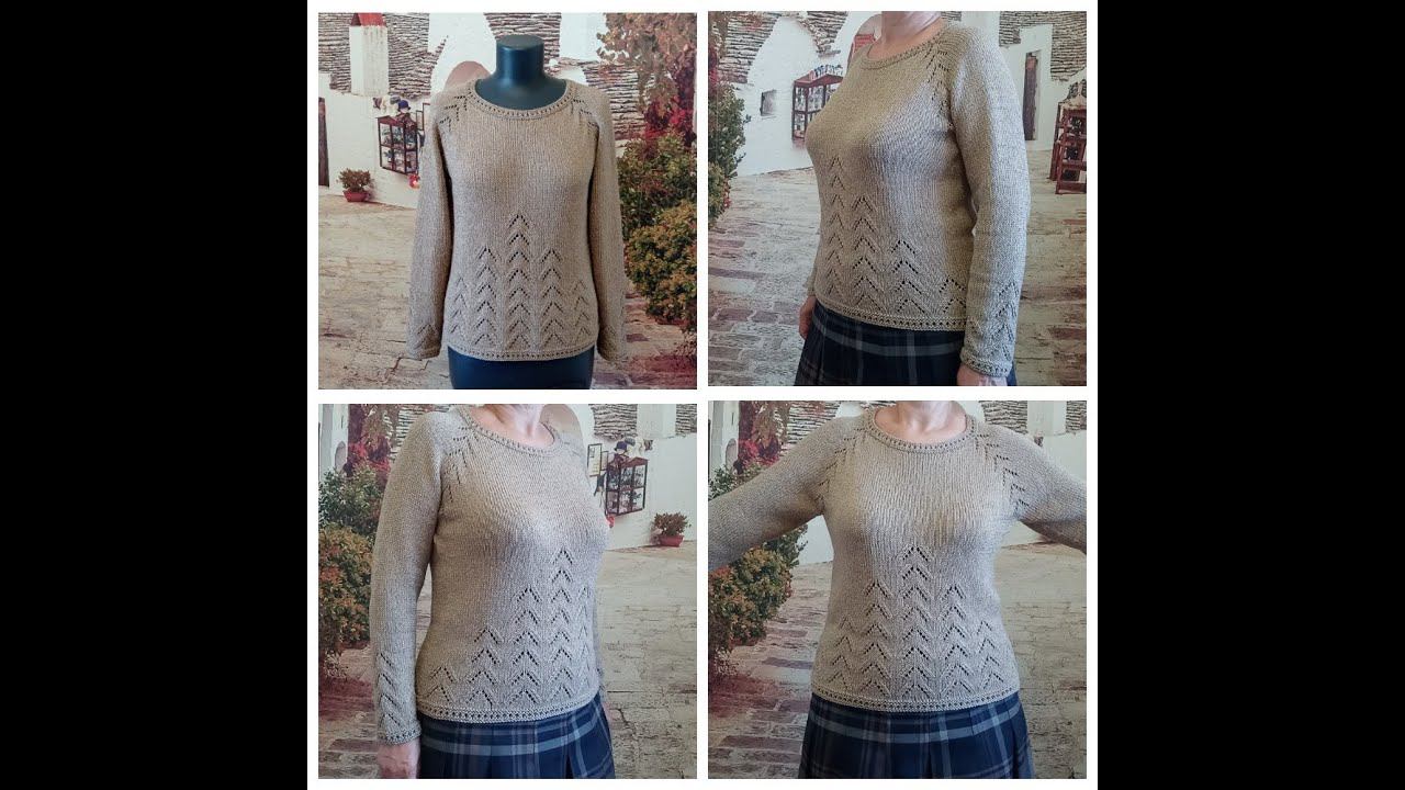 Кофточка "Песочный блеск" из пряжи Nako Calico Simli. Описание процесса вязания, готовая работа. смотреть онлайн