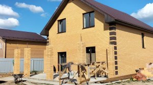 03.10.2023 Отчетное видео по объекту в Новом Сенино.  Погода отличная.  Нюансы по материалам.