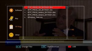 iBRAVEBOX F10S how to update File By Network?
