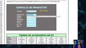 Microsoft Excel, Práctica BUSCARV y BUSCARH