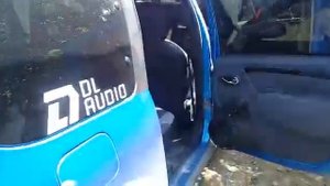 Лада ларгус FL с установленными дверными картами под 20 динамики.