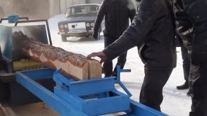 Самодельная якутская пилорама для трактора Беларусь МТЗ-82.1