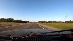 [TimeLapse] Дорога Усть-Каменогорск - Барнаул, Барнаул - Новосибирск ночью.