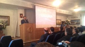 Выступление руководителя общества Ахлибейт Хаджи Курбанова Мусы  