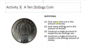 UNITS OF A SHILLING IN DECIMALS