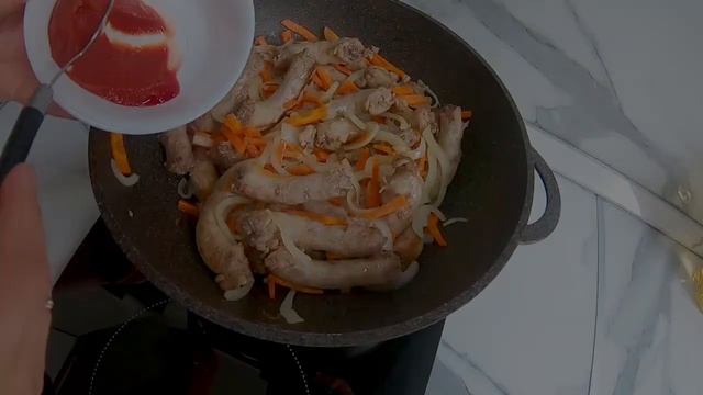 Куриные шейки тушёные с картофелем. Просто и Вкусно.