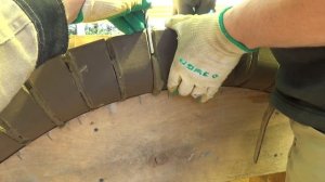 Монтаж арки для мангала