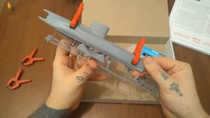Обзор модели от фирмы ICM. Германская подводная лодка, тип XXIII.