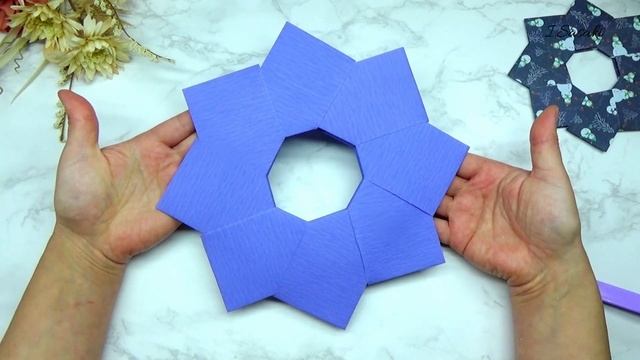 DIY Beautiful Easy-to-Do Paper Wreath for Door Decor | Christmas Craft Decoration Ideas смотреть онлайн