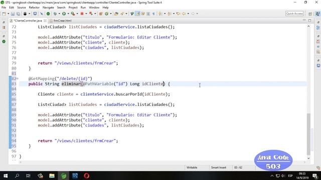 CRUD en Java Spring Boot + Thymeleaf y MySQL(Implementando Editar y Eliminar) Parte 11 смотреть онлайн