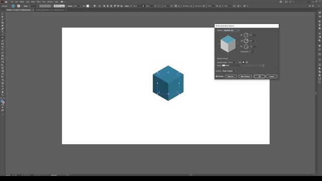 Make an Isometric Cube in 9 Clicks - Adobe Illustrator Tutorial смотреть онлайн