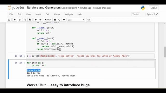 Class Iterators : Python Basics