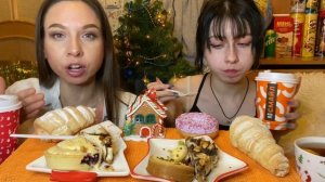 СЛАДКИЙ?МУКБАНГ/?ПИРОЖНЫЕ И☕️КОФЕ/ ЧИЗКЕЙКИ/ ПОНЧИК/ ТАРТАЛЕТКА/SWEET MUKBANG/ PASTRIES and KOFFEE