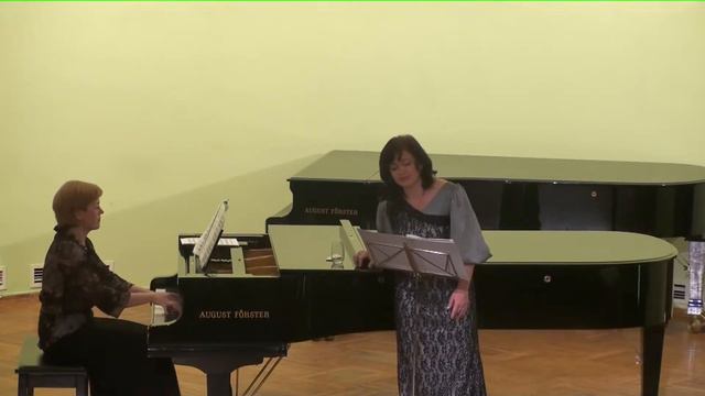 С.Рахманинов "Весенние воды" исп.Елена Пивоварова, концертмейстер Ирина Купченко