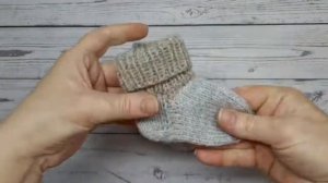 Вязаные Детские Носки ?Видео Обзор