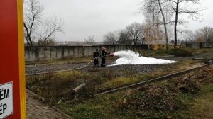 Подача воздушно-механической пены на пожарном насосе НЦПН-40/100