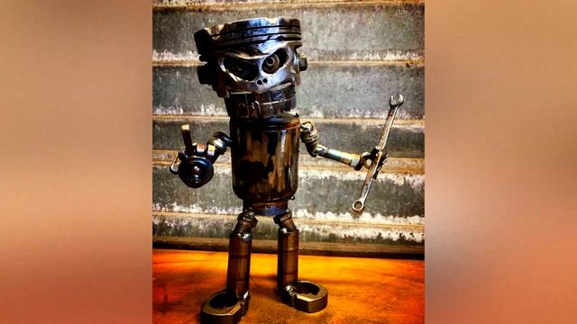 Pistones , calaveras || arte en metal || ideas reciclaje смотреть онлайн