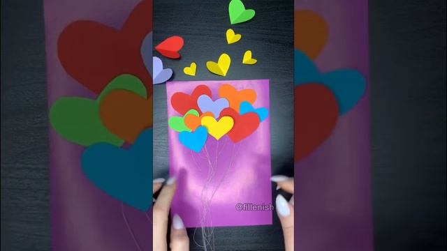 Письмо крашу ❤️ Поделка на 14 февраля из цветной бумаги #туториал #валентинка смотреть онлайн