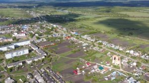 село Вазерки Бессоновского района Пензенской области \ обзорная аэросъемка