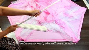 How to Assemble Princess Castle Play Tent for Girls?