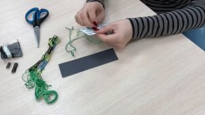 Закладка для книги в технике изонить