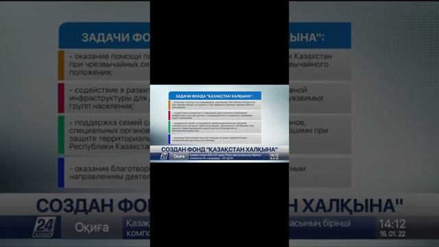 Общественный фонд "Казакстан халкына" возглавил Болат Жамишев смотреть онлайн