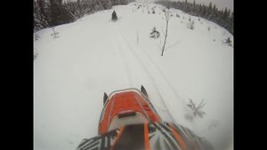 polaris indy trail and widetrack xl spring ride jump