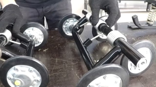 Часть 2. Сборка мотобуксировщика Склиз или катковая подвеска. смотреть онлайн