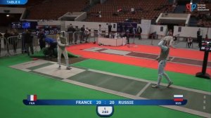 Foil of Saint-Petersburg 2019, Team T8 Russia - France