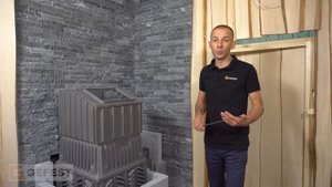 Построили свою БАНЮ || ГРОМ 50 сборка печи  и дымохода