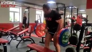 Denis Cyplenkov 170 KG  BICEPS CURL World Record (Денис Цыпленков)