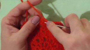 Прихватка - подставка под горячее крючком.