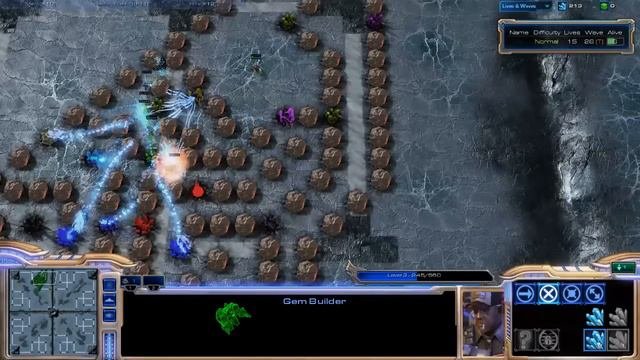Starcraft 2 Gem TD Tower Defense