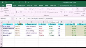 How to use VLOOKUP on Multiple Columns || Excel Formulas and Functions || EXCEL TAMIL