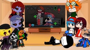 FNF React To Date With GF & The Blueballs Incidents Mod||FRIDAY NIGHT FUNKIN'||ElenaYT.