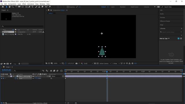 After Effects Intro Lesson - Scale and Anchor Point смотреть онлайн