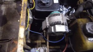 Komatsu SK04 Motor Swap