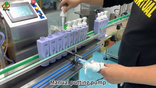 Automatic shampoo bodywash bottle filling machine